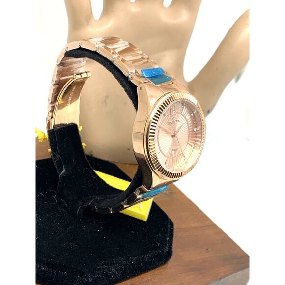 Invicta Women's Watch 28332 Angel Quartz Rose Gold Tone Stainless Steel 35mm - Picture 14 of 14